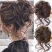 SZYM Hairpiece for Wavy Chignon Bun | Synthetic Hair with Elastic Band | Perfect Hair Accessory for Elegant Styles - Buy Online on GoSupps.com