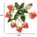 Pin Jewelry Gifts for Women Ladies Fashion Accessories Alloy Fruit Red Enamel Strawberry Tree Brooch Party Brooch Banquet Brooch Brooches & Pins - Buy Online on GoSupps.com