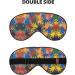 Kids Hand Print Unisex Sleep Eye Mask | Soft Comfort Eye Shade for Travel Yoga and Shift Work - Black - Buy Online on GoSupps.com