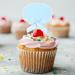 Cupcake Toppers 10 Pieces Paper Writable Cake Toppers for Birthday Baby Shower Party Celebration Cake Desert Decoration Blue Pink Purple Green Yellow - Buy Online on GoSupps.com