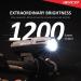 CECO-USA 1200 Lumen USB Rechargeable Bike Light | Waterproof & Impact Resistant Model F1200 Bicycle Headlight - Ideal for Commuters, Road Cyclists & Mountain Bikers - Buy Online on GoSupps.com