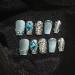 Temperament nail art pure hand-made short wearing a fairy princess nail art flash diamond sapphire.(XS) - Buy Online on GoSupps.com
