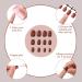 360 Pieces Women Short Press on Nails Square Artificial False Nails Stick on Nails Set Glossy Pure Color Fake Nail Pack Full Cover Fingernails Medium Length Fake Nails for Girl (Classic Color) - Buy Online on GoSupps.com
