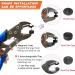 Heavy Duty Snap Fasteners Kit with Pliers for Metal Snap Installation - 15mm Marine Snaps for Boat Cover/Canvas/Carpet/Leather - Stainless Steel - MinliGUY - Buy Online on GoSupps.com