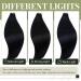 Buy Runatur Real Hair Extensions Tape in Black - 65cm Invisible 20 Pieces 50g Human Hair #1 - Buy Online on GoSupps.com