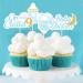 Sursurprise On Cloud 9 Baby Shower Decorations 36PCS Cloud Nine Baby Shower Cupcake Toppers Cloud Themed Baby Shower Party Supplies - Buy Online on GoSupps.com