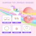 Canvalite 6-Piece Handmade Bathing Balls Gift Set for Kids - Unicorn Bubble Bath Bombs & Jewelry for Girls - Buy Online on GoSupps.com
