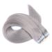 Tape In Hair Extensions - Silver - 60cm - 40 Tresses - 100% Remy Real Hair - Adhesive Tape - Novon Hair Extensions - Buy Online on GoSupps.com