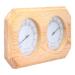 fuik sauna thermometer wooden thermohygrometer large dial for clubs gyms family saunas