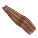 Tape In Hair Extensions #6/12 - 40cm 100% Remy Real Hair 30 Bricks (4cm Wide) with Adhesive Tape by Novon Hair Extensions - International Shipping Available - Buy Online on GoSupps.com