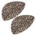 Beaupretty 1 Pair Foot Support Pad Shoe Inserts Forefoot Pads High Heel Cushions High Heels Half Pads High Heel Supply High Heels Forefoot Insoles Nonslip Forefoot Cushion High Heel Inserts Leopard 9.00X5.80X0.50CM