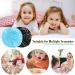 Arqumi Kids Silk Satin Bonnet 2Pcs Set - Soft Adjustable Night Cap for Baby to Teens in Black & Blue - Buy Online on GoSupps.com