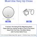 Weewooday 5 Pieces 20x Magnifying Mirror with 2 Suction Cups - 4 Inch Smooth Glass Makeup Mirror - Buy Online on GoSupps.com