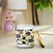 Vanilla Scented Candles - Aromatherapy Jar Candles 7 oz | Long Lasting Gift Set for Women - Black & White Cow Print with Sunflowers - Buy Online on GoSupps.com