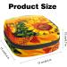 Field of Sunflowers Sunset Menstrual Cup Pocket with Zipper - Storage Solution for Teens & Women - Buy Online on GoSupps.com