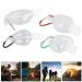 Portable Travel Bottles Set - 50ml Leakproof Keychain Bottles for Soap Shampoo & Conditioner - Refillable Transparent Plastic - Buy Online on GoSupps.com