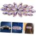 minkissy Rhinestone Spring Hair Accessories Wedding Rhinestone Hair Clip Bridal Flower Barrette Bridal Floral Flower Decorations Hairpins for Girls Bridesmaid Alloy Hair up - Buy Online on GoSupps.com