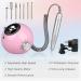 Upgraded Professional Nail Miller 35000 RPM - Electric Nail File Set for Gel & Acrylic Nails | Manicure Pedicure Kit with Ceramic Attachments | Safe for Beginners - Pink - Buy Online on GoSupps.com