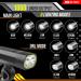 BLITZU Gator 1000 Lumens Bike Lights - USB-C Rechargeable Front Bicycle Safety Light Set for Night Riding | Reflective Cycling Accessories for Men and Women - Buy Online on GoSupps.com