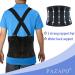 PAZAPO Back Brace for Men & Women - Adjustable Lower Lumbar Support Belt for Heavy Lifting & Back Pain Relief (Medium/Large 30-37 Inches - Buy Online on GoSupps.com