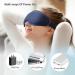 Heated Massage Eye Mask with 3 Vibration Modes | USB Heating, 3D Contoured Sleep Mask for Dry Eyes | Men Women | Timer & Hot Compress for MGD Relief - Buy Online on GoSupps.com