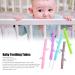 Baby Teething Toy - Food Grade Silicone Hollow Straw Design with Cleaning Brush - Buy Online on GoSupps.com