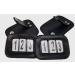 Tysons Breeches Tournament Head Numbers - Black & Brown Leather - Pair of 2 Pieces - Buy Online on GoSupps.com