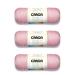 Caron Simply Soft Soft Pink Yarn - 3 Pack of 170g/6oz - Acrylic - 4 Medium (Worsted) - 315 Yards - Knitting/Crochet