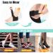 Sportal Adjustable Heel Cups - Breathable Heel Protectors for Plantar Fasciitis & Achilles Tendinitis - Small Black Heel Cushions for Men and Women - Buy Online on GoSupps.com