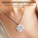 Healeved Diffuser Necklace Charms - Aromatherapy Pendant Jewelry for Women | Hollow Oil Diffuser Necklace for Relaxation & Wellness - Buy Online on GoSupps.com