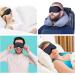 2023 Fashion Leopard Print Sleep Mask for Women - 100% Blackout Eye Mask for Travel, Yoga, Nap - Soft Covering, Strong Light Blocking - Buy Online on GoSupps.com
