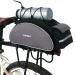 Lixada Bicycle Rack Bag 13L Multifunctional Bicycle Rear Seat Bag Cycling Bike Rack Seat Bag Rear Trunk Pannier Backseat Bag Handbag Shoulder Bag Black