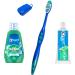 Buy Kali Dreams 5 Piece Crest Toothbrush & Travel Kit - Complete Oral Care Set with Toothpaste Mouthwash & Travel Bag - Fast International Shipping - Buy Online on GoSupps.com
