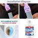 Pumice Stone for Toilet Bowl Cleaning Scouring Stick Remove Toilet Bowl Hard Water Rings Calcium Buildup and Rust Suitable for Cleaning Toilet Bathroom - Buy Online on GoSupps.com