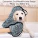 YSQEVN Extra Absorbent Pet Bath Towel - Chenille Microfiber Towel with Hand Pockets for Dogs & Cats | International Shipping Available - Buy Online on GoSupps.com