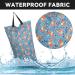 Wet Bag Waterproof Large Double Zipper Reusable Wet Bag for Baby Diaper Gym Beach Pool - Fox Design | 40x70cm - Buy Online on GoSupps.com