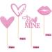 UXYOKM 24Pcs Happy Valentine's Day Cupcake Toppers Pink Glitter Love Heart Sexy Lip Be Mine Cupcake Picks Valentine Day Theme Wedding Bridal Shower Birthday Party Cake Decorations Supplies Pink a - Buy Online on GoSupps.com