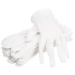 100% Organic Cotton Moisturizing Eczema Gloves for Dry Sensitive Skin - 6 Pairs