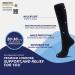 Fenglaoda Compression Socks 20-30 mmHg for Men & Women - 8 Pairs, Knee High for Nurse, Pregnancy, Running, Travel - Black, Large-X-Large - Buy Online on GoSupps.com