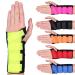 Solace Bracing Cool-Flow Wrist Support (6 Colours) - British Made & NHS Supplied Wrist Brace w/Metal Splint - #1 for Carpal Tunnel Arthritis Tendonitis RSI Fractures & More - Yellow - L - Right Large - Right Hand Yellow