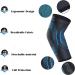 Seitaku Elbow Compression Sleeve 2 Pack - Support for Tendonitis, Tennis Elbow, Arthritis - Blue Medium Size - Buy Online on GoSupps.com