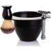 SHAVEBOWL Modular Shaving Bowl - Matte Black (Made in USA) - Buy Online on GoSupps.com