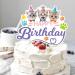 Cat Cake Topper Birthday Topper for Cat Party Decorations Happy Birthday Cake Topper Decoration for Pet Kitten Kitty Birthday Party Decorations 5 inch Colorful Cake Topper - Buy Online on GoSupps.com