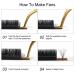 5-Piece Eyelash Extension Tweezers Set for Professional Lashes - Curved Tip Precision Tweezers for Volume Fans, Black Gold - Buy Online on GoSupps.com