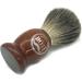 Boti Handmade Shaving Brush - 100% Pure Badger Hair with Brown Wooden Handle | Barber Salon Tool - Buy Online on GoSupps.com