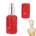 TROONZ Rhinestone Perfume Travel Refillable Bottle | 30ml Portable Spray Atomizer Bottle | Travel Reusable Bottle Container Empty Perfume Spray Bottle For Travel