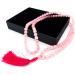 Real Gemstone Rose Quartz 108 Japa Mala Necklace | 8mm Beads | Meditation & Healing Jewelry Box | Spirituality & Yoga from India - Buy Online on GoSupps.com