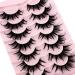 HBZGTLAD 7 Pairs Cat Eye Eyelashes - 3D Fluffy Soft False Lashes - Natural Wispy Eyelash Extensions for Makeup (DT02-6) - International Shipping Available - Buy Online on GoSupps.com