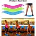 EMAIS Balance Board with Resistance Bands for Adults - Core Workout Yoga Board for Dancers & Athletes - Green - Buy Online on GoSupps.com