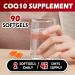 NoMiLu CoQ10-400mg High Absorption Coenzyme-Q10 Powerful Antioxidant for Heart & Energy-Production 90 Softgels - Buy Online on GoSupps.com